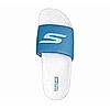 SKECHERS BLUE MEN HYPER SLIDE - DERIVER FLIP FLOPS