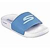 SKECHERS BLUE MEN HYPER SLIDE - DERIVER FLIP FLOPS