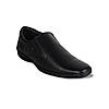 ID BLACK LEATHER MEN FORMAL SLIP-ON SHOES