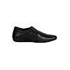 ID BLACK LEATHER MEN FORMAL SLIP-ON SHOES