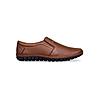 ID TAN LEATHER MEN CASUAL SLIP-ON SHOES