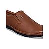 ID TAN LEATHER MEN CASUAL SLIP-ON SHOES