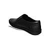 ID BLACK LEATHER MEN CASUAL SLIP-ON SHOES