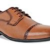 Imperio By Regal Tan Men Leather Formal Oxford Lace Ups