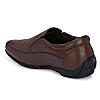 Egoss Brown Men Casual Leather Moccasins