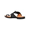 Regal Black Men Ethnic Kolhapuri Sandals