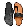 Regal Black Men Ethnic Kolhapuri Sandals