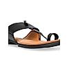 Regal Black Men Ethnic Kolhapuri Sandals