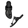 Regal Black Men Ethnic Kolhapuri Sandals