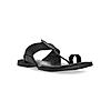 Regal Black Men Ethnic Kolhapuri Sandals