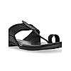 Regal Black Men Ethnic Kolhapuri Sandals