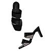 Rocia Black Women High Block Heel Sandals