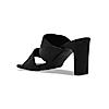 Rocia Black Women High Block Heel Sandals