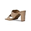 Rocia Beige Women High Block Heel Sandals