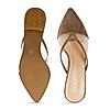 Rocia Camel Women Block Heel Mules