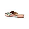 Rocia Pink Women Suede Embroidered Mules