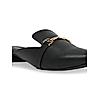 Rocia Black Women Buckled Block Heel Mules