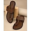 Regal Brown Men Ethnic Kolhapuri Sandals