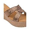 ROCIA BROWN WOMEN TEXTURED WEDGES