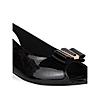 ROCIA BLACK WOMEN PEEP TOE SANDALS