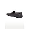 REGAL BLACK MENS CASUAL LEATHER LOAFERS