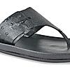 REGAL BLACK MEN CASUAL LEATHER SANDALS