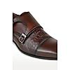 IMPERIO BY REGAL BROWN MEN DOUBLE MONK FORMAL LEATHER SHOES