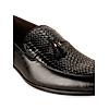 IMPERIO BY REGAL BLACK MEN FORMAL TEXTURED LEATHER TASSEL SLIP ON SHOES