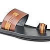 REGAL TAN MEN CASUAL ONE TOE LEATHER SANDALS