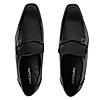 ZUCCARO BY REGAL BLACK MEN LEATHER FORMAL SLIP ON SHOES