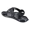 REGAL BLACK MEN STRAPPY LEATHER SANDALS