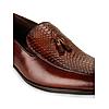 IMPERIO BY REGAL BROWN MEN FORMAL TEXTURED LEATHER TASSEL SLIP ON SHOES