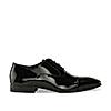 IMPERIO BY REGAL BLACK MEN FORMAL PATENT LEATHER LACE UP SHOES