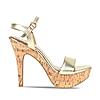 Rocia Gold Women Strappy Stilettos