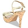 Rocia Gold Women Strappy Stilettos