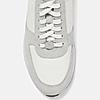 GORDON & BROS GREY MEN LEATHER LACE UP SNEAKERS