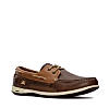 Clarks Mens Orson Harbour Brown Leather Casual Lace Up Shoes
