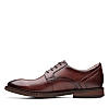 Clarks Mens Un Hugh Lace Brown Leather Formal Lace Up Shoes