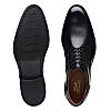 Clarks Mens Craftarlo Lace Black Leather Formal Lace Up Shoes