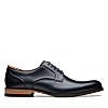 Clarks Mens Craftarlo Lace Navy Leather Formal Lace Up Shoes