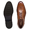 Clarks Mens Craft Arlo Limit Tan Leather Formal Lace Up Shoes