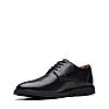 Clarks Mens Malwood Lace Black Leather Formal Lace Up Shoes