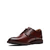 Clarks Mens Malwood Lace Brown Leather Formal Lace Up Shoes