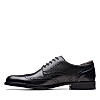 Clarks Mens Craft Arlo Limit Black Leather Formal Lace Up Shoes