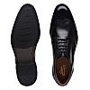 Clarks Mens Craft Arlo Limit Black Leather Formal Lace Up Shoes