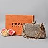 Rocia By Regal Gold Women Diamond Studded Metal Clutch