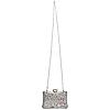 Rocia By Regal Silver Women Diamond Encrusted Metal Clutch