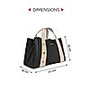 ROCIA Black Women Casual Trendy Handheld Bag