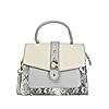 ROCIA Grey Women Casual Animal Skin Combo Handheld Bag