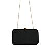 ROCIA Black Women Mirror Work Embroidered Clutch